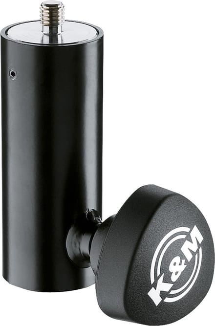 König & Meyer 24521 reduceerflans 3/8" zwart - Accessoire voor standaards