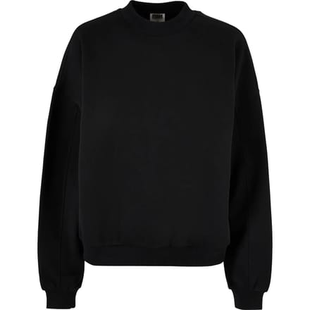 Urban Classics - Oversized Organic Crewneck sweater/trui - S - Zwart