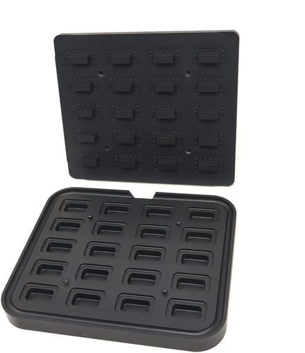 Tartelette Vorm - Rechthoek - 64x41/45x22 mm - 20 stuks