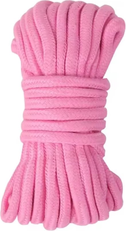 Bondage Touw - 5 Meter - Zacht SM Touw - Roze BDSM Rope - Comfortabel