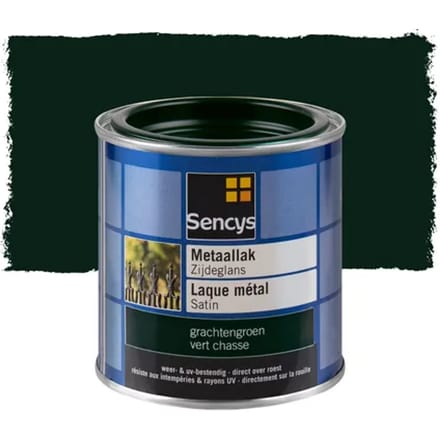 Sencys Metaallak Zijdeglans Grachtengroen 250ml