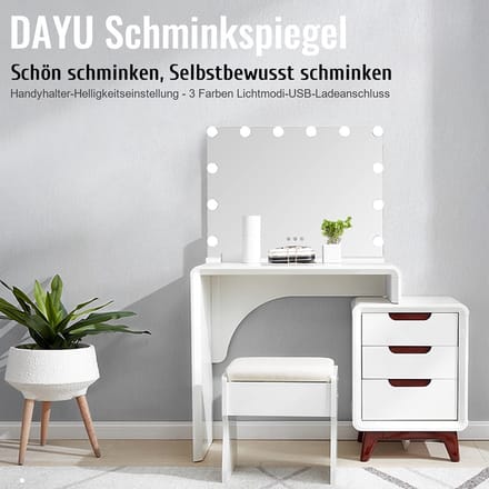 Luxe Make Up Spiegel – Make up Mirror – Kaptafel – Vrouwen Accessiores Cadeau