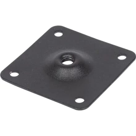 Duraline Meubelpoot Montageplaat 6x6cm Zwart