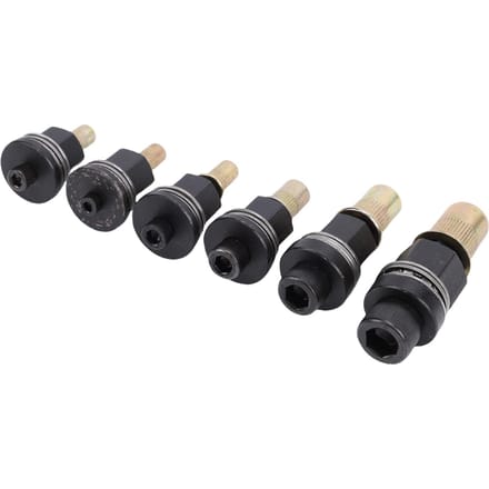 6 Stuks Handklinkmoertang Doorns Handmatige Klinkmoertang Doornenset Accessoires 10#-24.3Celsius8-16