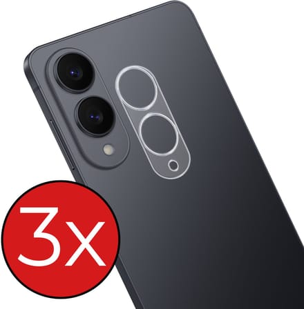 Camera Lens Protector - 3 Stuks - Geschikt voor Samsung Galaxy S25 Edge - Camera Screenprotector - Beschermglas - Gehard Glas - Tempered Glass - Screen Protector