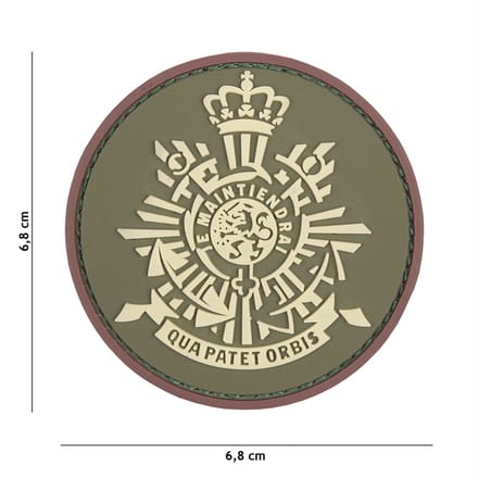 101 Inc Embleem 3D Pvc Korps Marieniers Groen/Coyote  20051