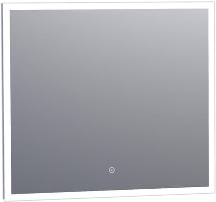 Brauer Jade Spiegel - Rechthoekig - 80 cm - met Directe LED-Verlichting - Dimbaar - met Touchbediening