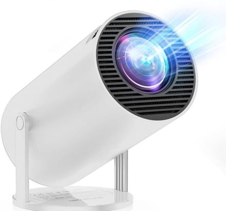 QIN® Draagbare beamer - Beamer - Projector - Mini Beamer - Wit - 10cm x 10cm x 15cm