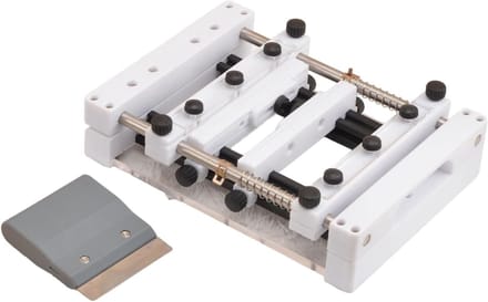 PCB Stencil Printer - Soldeerpasta Machine - Precisie Prototyping - Verstelbaar Ontwerp - 150x150mm - Wit