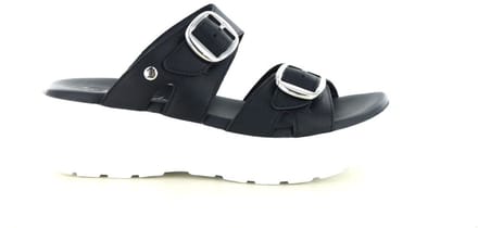 Slipper Panama Jack Women Navia B1 Napa Grass Black-Schoenmaat 37