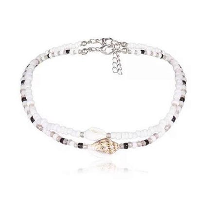 Jomide Choker schelpjes Trendy - 2 stuks - Dames
