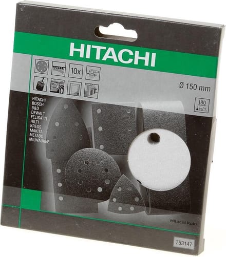 Hikoki Schuurschijf diameter 150 k320 velcro wit (10 st)