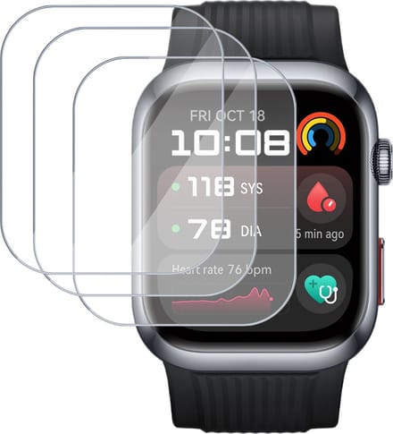 3x Screenprotector geschikt voor Huawei Watch D2 - Folie Screen Protector