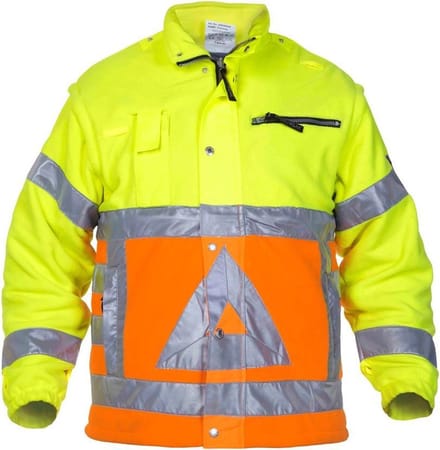 Hydrowear Veiligheidsjas Fluor Oranje/fluor Geel Mt L