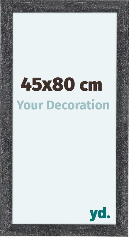 Your Decoration - Fotolijst 45x80 cm - MDF - Grijs Geveegd - Como