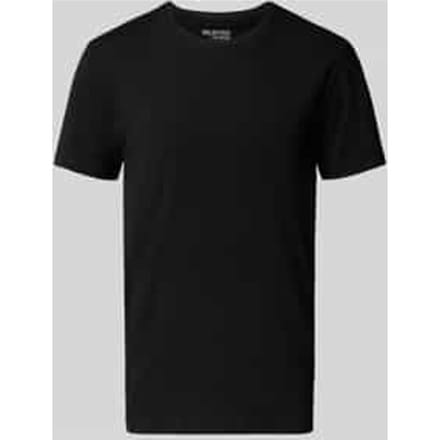Regular fit T-shirt van katoenmix