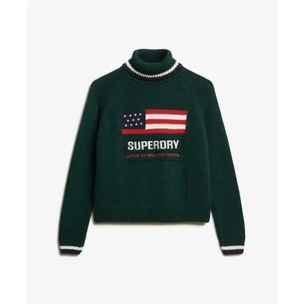 Superdry - Americana gebreide coltrui - Dames - Sweaters