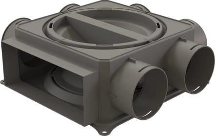Ubbink - DBOX206 zij aansluiting 80x200 - 0188673