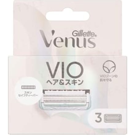 Gillette Japan - Venus VIO Hair & Skin Razor Body Blade 3 pcs Refill