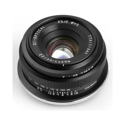 TTArtisan 25mm f/2  Sony E-montage