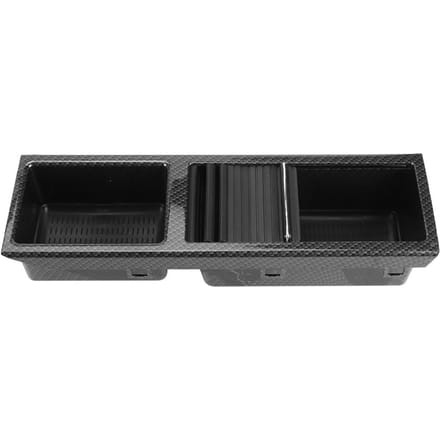 Plateau de console centrale Grain de fibre de carbone Tiroir de rangement 51167038323 Convient pour 3 ?Série E46 black