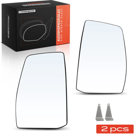 Frankberg 2x Buitenspiegelglas Voor Links Rechts voor FORD