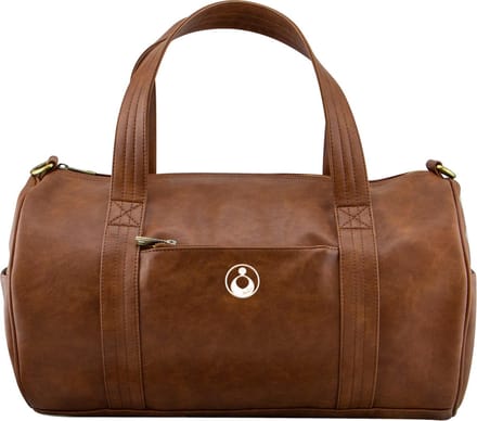 Isoki - Luiertas - Mommy bag - Lederlook - Kingstone Duffle Redwood Chestnut