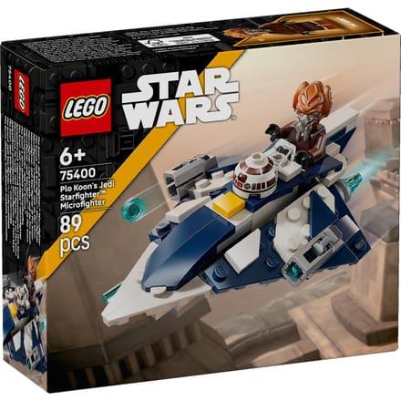 LEGO Star Wars Plo Koons Jedi Starfighter Microfighter Bouwbaar Speelgoed voor Kinderen 75400