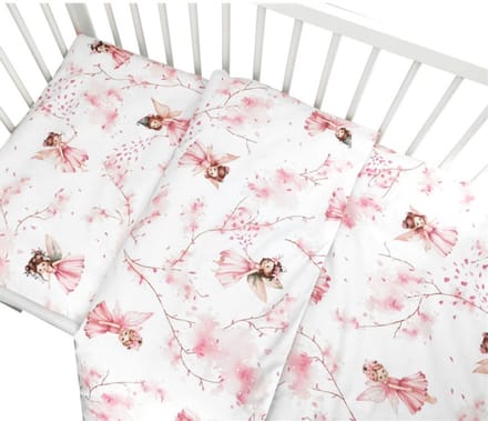 Baby Dekbedovertrek Fairy Roze 100x135 cm