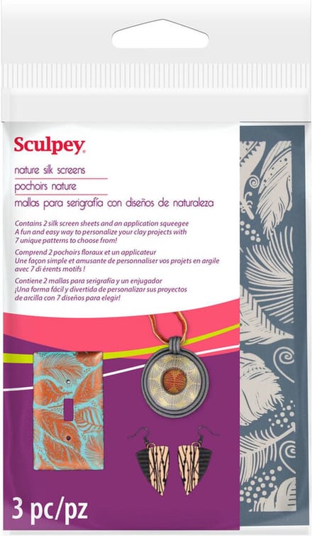 Sculpey Texture Sheets nature 3 vel ca. 12 x 16 cm