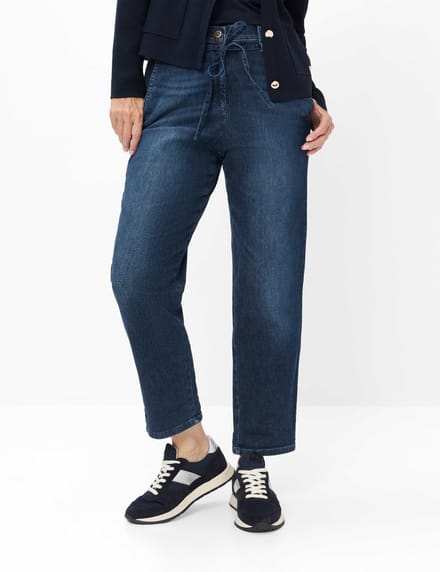 Raphaela by Brax Dames   Style CARRIE STONED USING & BUFFIES, denim blauw regular, maat 36