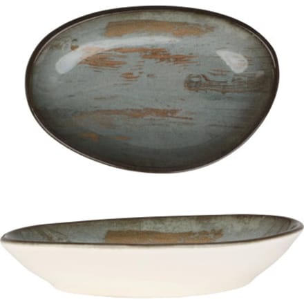 Bonna Serveerschaal - Madera - Porselein - 15 cm - set van 4