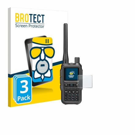 BROTECT - Screenprotector voor Baofeng UV5RMINI - Folie Beschermfolie Beschermglas matte 3 Stuks