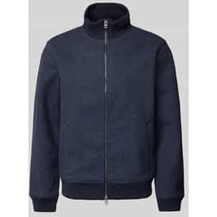 Sweatjack met opstaande kraag
