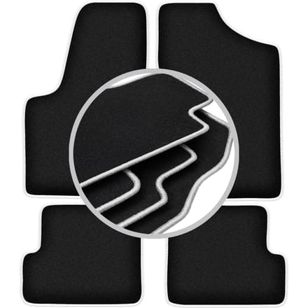 CARLUX-SILVER automatten voor: Fiat Seicento hatchback (1998-2010)