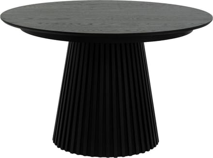 Giga Meubel Eettafel Svendborg - Uitschuifbaar Ø120-220cm - Zwart