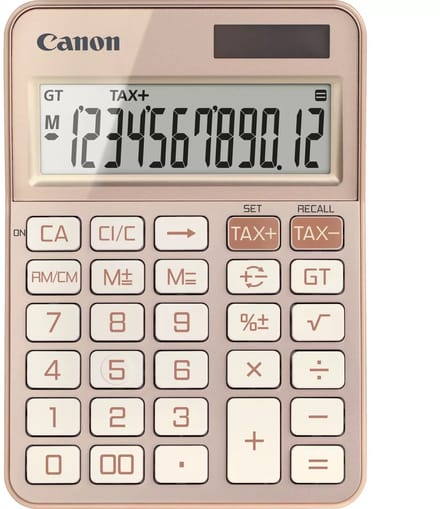 Canon KS-125KB calculator Desktop Basisrekenmachine Roségoud