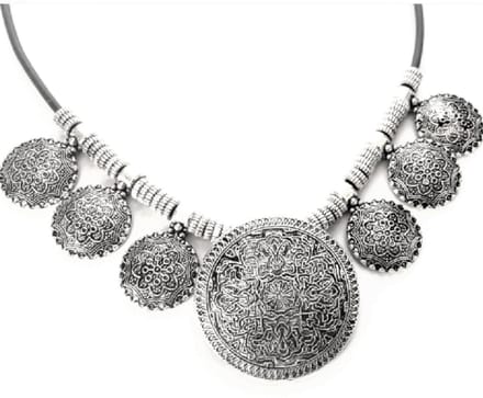 Ketting- Metaal- Rond- 50 cm- Charme Bijoux