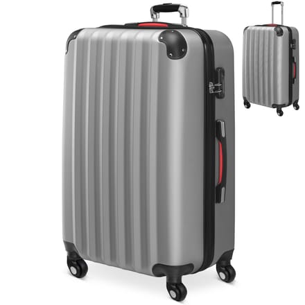 Reiskoffer Baseline Zilver Kunststof Hardcase 90 L