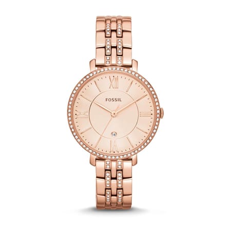Fossil Jacqueline ES3546 Dameshorloge 36 mm - Rosékleurig