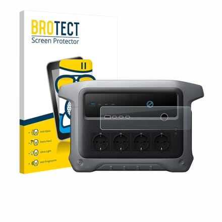 BROTECT - Screenprotector voor Anker SOLIX C1000 Gen 2 - Folie Beschermfolie Beschermglas matte