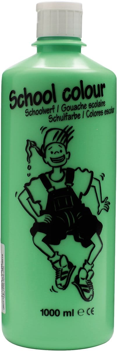 Talens School Colours Bottle 1000 ml Light Green 601 (36716010)