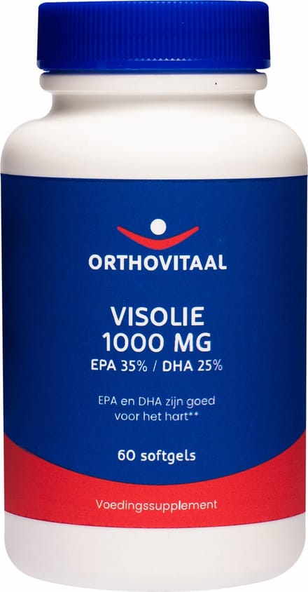 OrthoVitaal Visolie 1000mg EPA 35% DHA 25% 60 Softgels