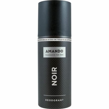 Amando Noir Deodorant Spray - 3 x 150 ml - Voordeelverpakking