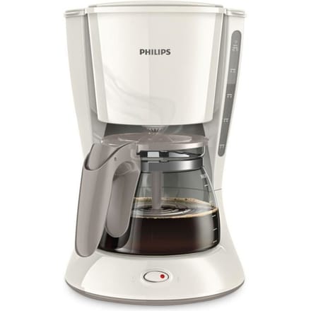 Cafetière filtre - PHILIPS - HD7461/00 - Collection Daily - 1.2L - 1000W - Blanc