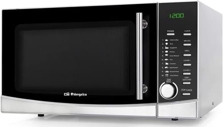 Grill Magnetron - Oven Combi - Snel Koken - Grote Capaciteit - 34 Liter - Grijs