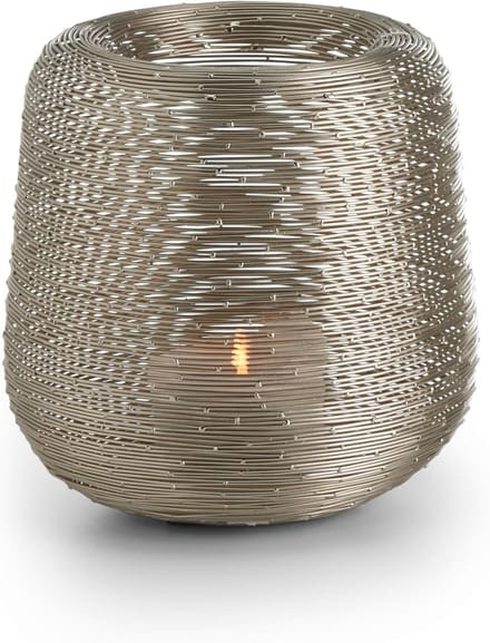 PHILIPPI - CALI tea light holder - made of wrapped wire for beautiful lighting effects (size S)
