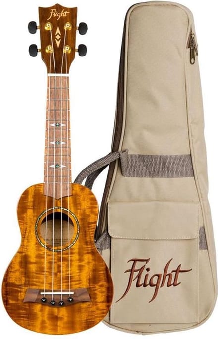 Flight: DUS445 Soprano Acacia Ukulele