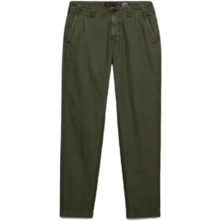 Superdry Tapered Washed Chino Broek Groen 34 / 32 Man