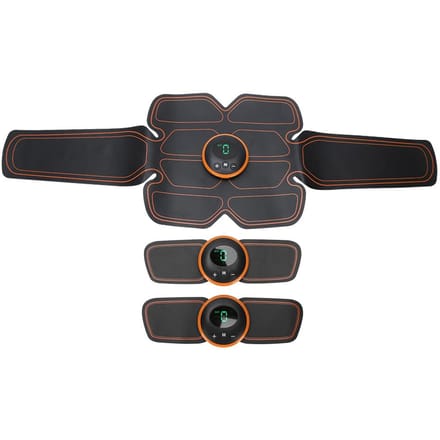 ABS Stimulator Trainer Draagbare Spierversteviger Buik Lichaam Arm Verstevigende Stimulerende Riem black